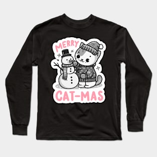 Merry Cat-Mas Long Sleeve T-Shirt